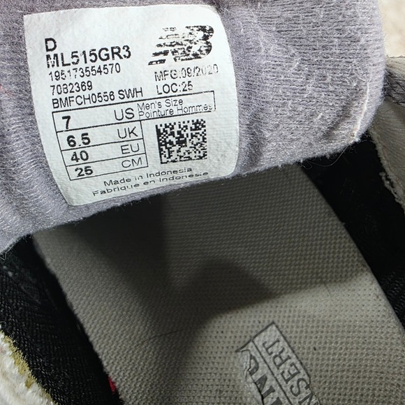 New Balance 515 Women's Gray Running‎ Lifestyle Sneakers Size 7 - Picture 8 of 8